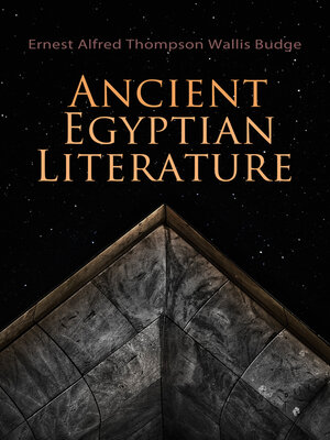cover image of Ancient Egyptian Literature